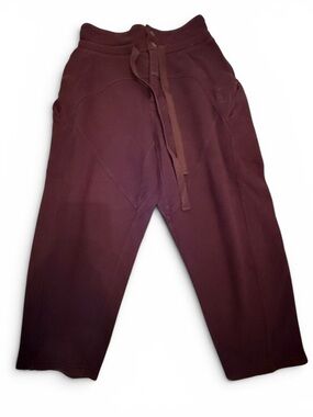 Free People Movement Jogger Sweatpants Maroon / Purple Lounge Pants